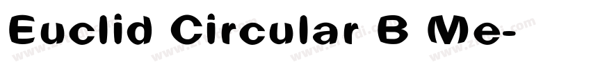 Euclid Circular B Me字体转换